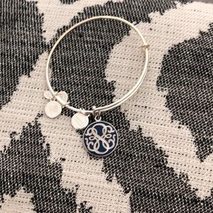 Silver Alex and Ani stackable bracelet